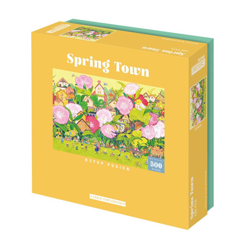 500pcs Jigsaw Puzzle-Botop Fusion-Spring Town