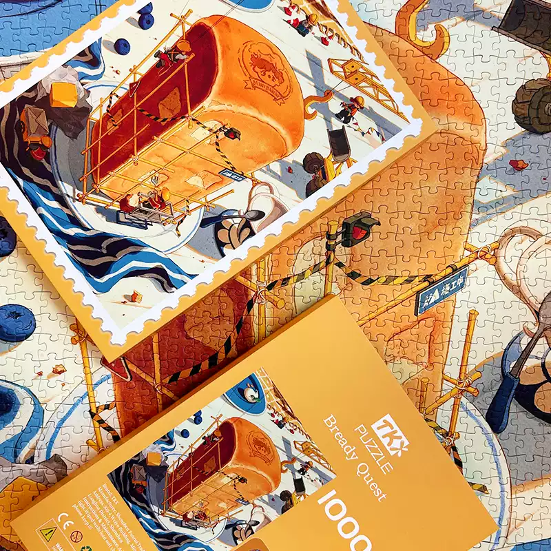 TKX-1000pcs Jigsaw Puzzle-Bready Quest