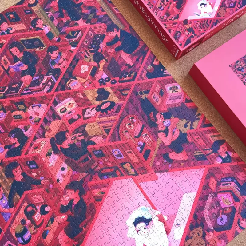 1000pcs Jigsaw Puzzle-PJLT-Bright Beginnings