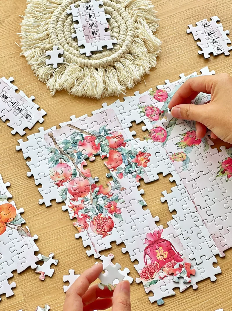 1000pcs Jigsaw Puzzle-Bubble Puzzle-Fruits Illustrated