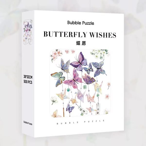 Bubble Puzzle-500pcs Jigsaw Puzzle-Butterfly Wishes