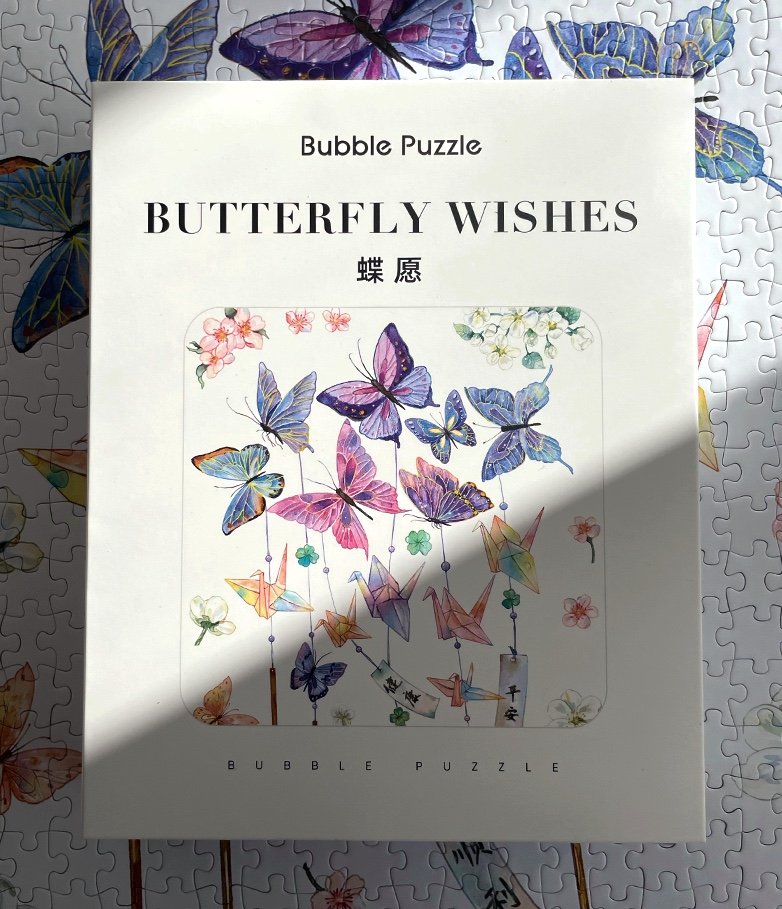 Butterfly Wishes (3) Bubble Puzzle-500pcs Jigsaw Puzzle-Butterfly Wishes
