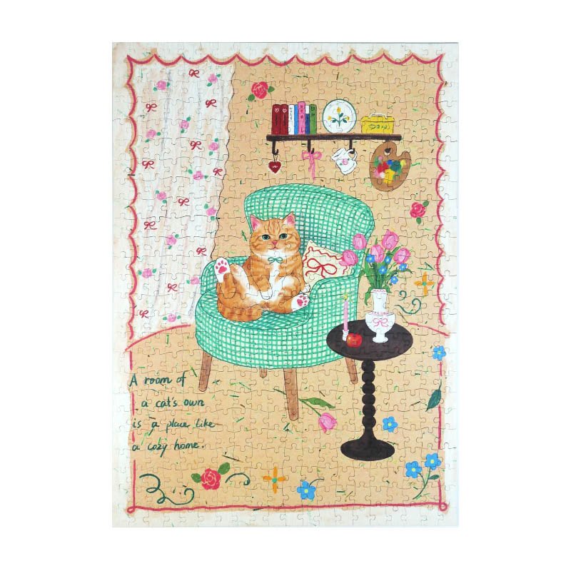 Otter Puzzle-500 Piece Puzzle-Cat's Room