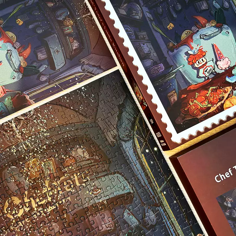 Chef Toto's Little Kitchen (2) TKX-500pcs Jigsaw Puzzle-Chef Toto's Little Kitchen