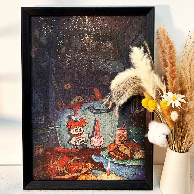 Chef Toto's Little Kitchen (3) TKX-500pcs Jigsaw Puzzle-Chef Toto's Little Kitchen