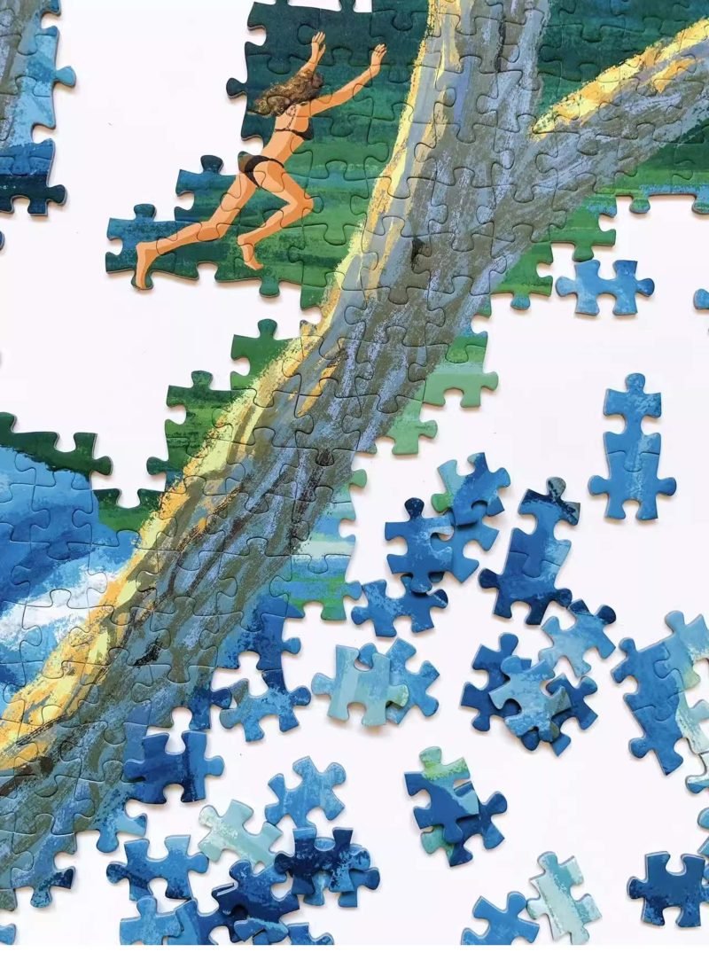 Chill Puz-Swimming (1) Chill Puz-1000 Piece Puzzle-Swimming