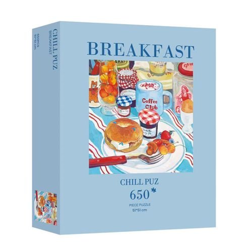 650 Piece Puzzle-Chill Puz-Breakfast