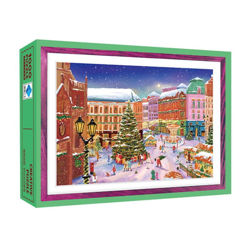 1000pcs Jigsaw Puzzle-TuTuDingDang-Christmas Square