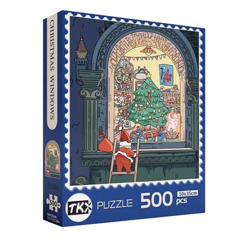 Christmas Window1 TKX-500pcs Jigsaw Puzzle-Christmas Window