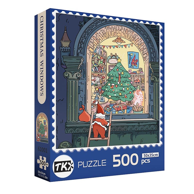 Christmas Window1 TKX-500pcs Jigsaw Puzzle-Christmas Window