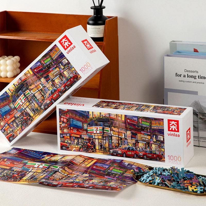 City Walk In Hongkong (2) 1000pcs Jigsaw Puzzle-Vinlaa-City Walk In Hongkong