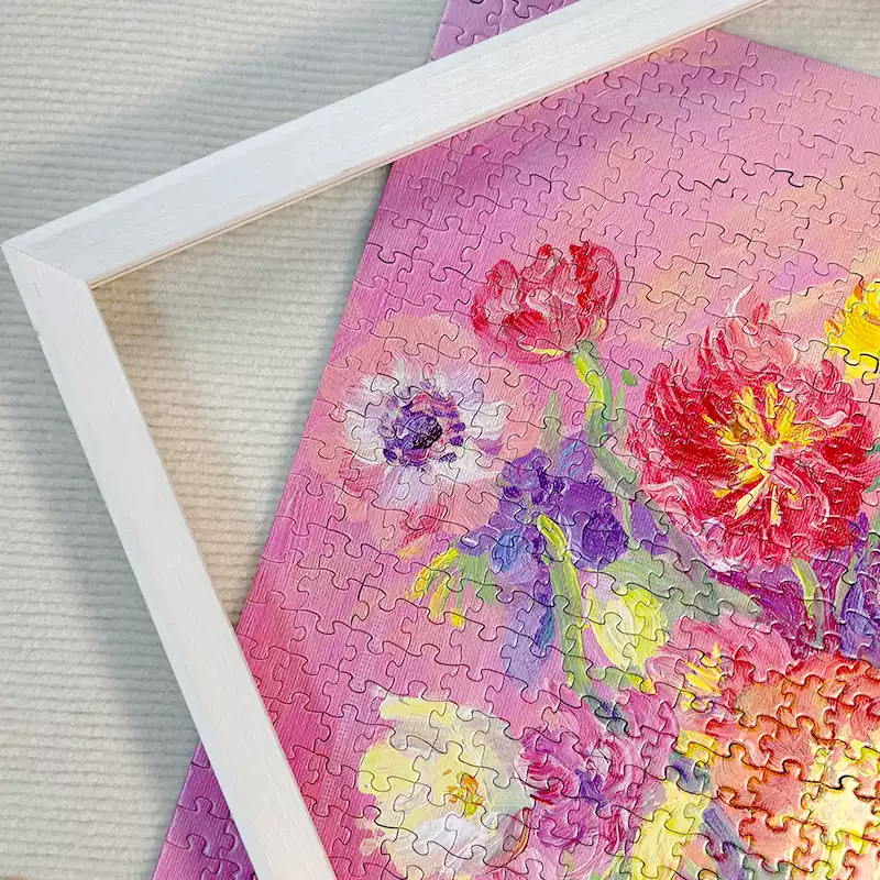 1000pcs Jigsaw Puzzle-PJLT-Corn Poppy and Anemone