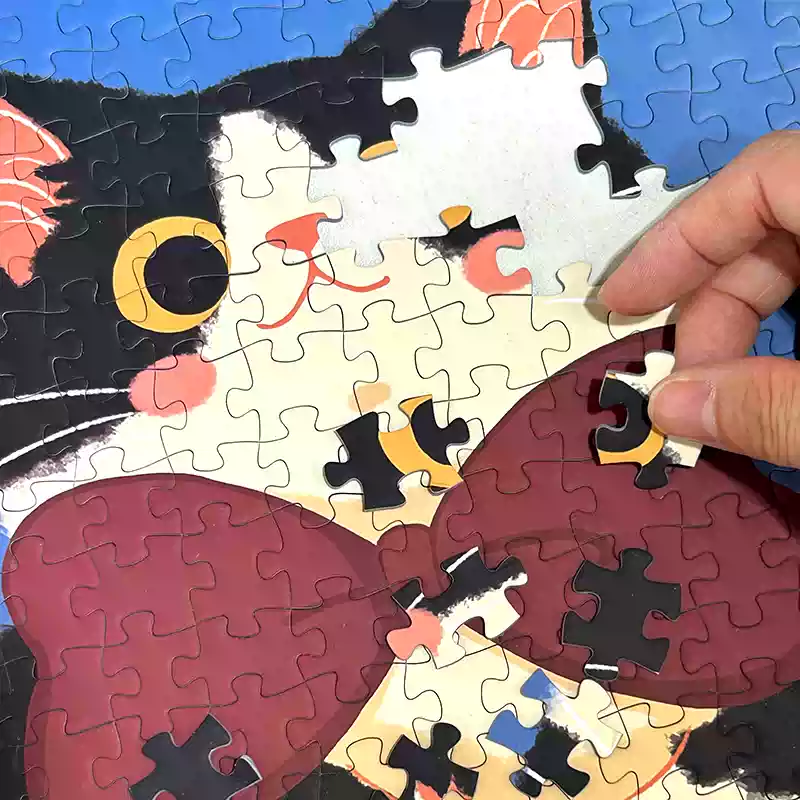 1000pcs Jigsaw Puzzle-PJLT-Cow Cat Diary