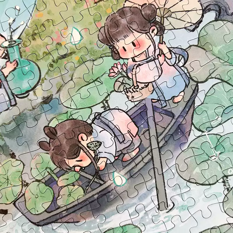 1000pcs Jigsaw Puzzle-PJLT-Drizzle-woven Shore