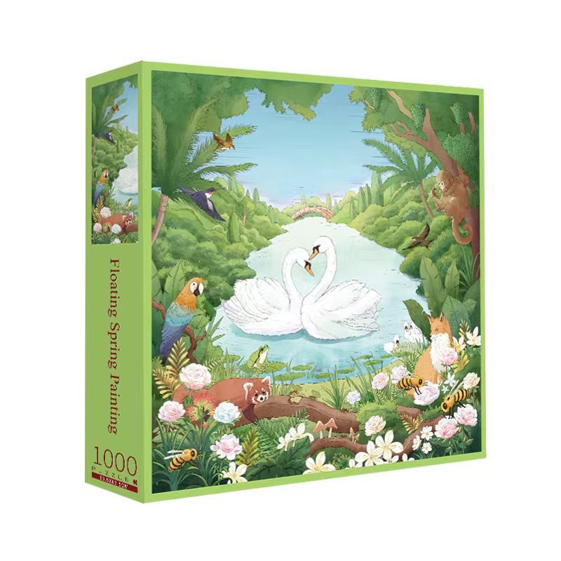 1000pcs Jigsaw Puzzle-PJLT-Floating Spring Painting