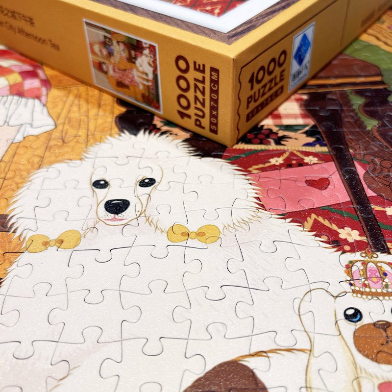 Flower City Afternoon Tea (4) 1000pcs Jigsaw Puzzle-TuTuDingDang-Flower City Afternoon Tea