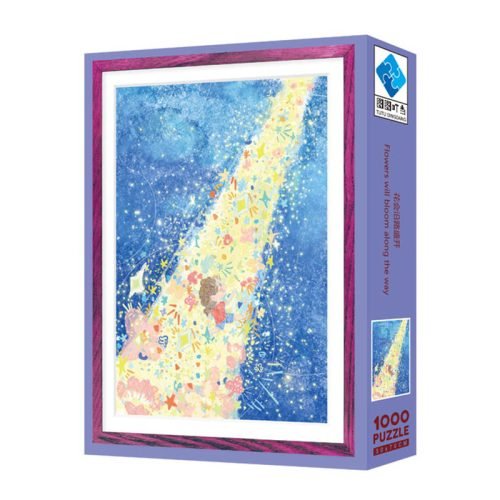 1000pcs Jigsaw Puzzle-TuTuDingDang-Flowers Will Bloom Along the Way