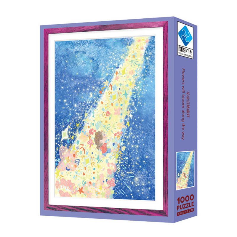1000pcs Jigsaw Puzzle-TuTuDingDang-Flowers Will Bloom Along the Way
