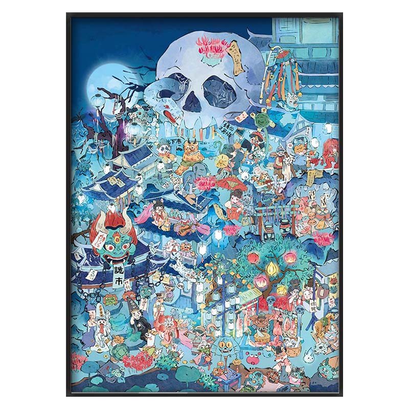Ghost City (1) Ber Puzzle-1000 Piece Puzzle-Ghost City