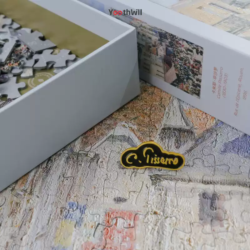 Youthwill-500pcs Jigsaw Puzzle-Grocery Street, Rouen 1898