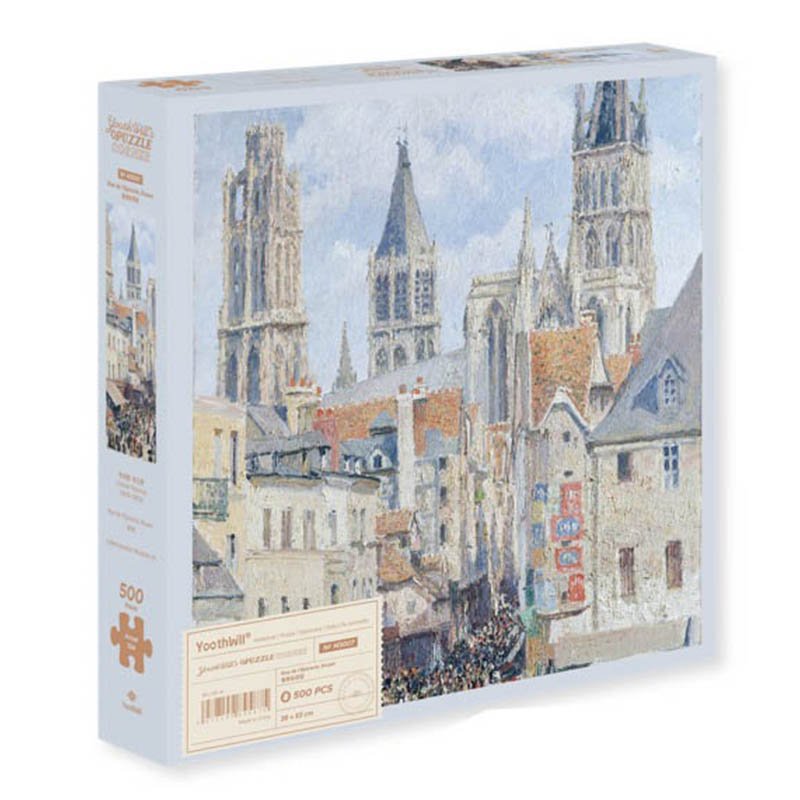 Youthwill-500pcs Jigsaw Puzzle-Grocery Street, Rouen 1898