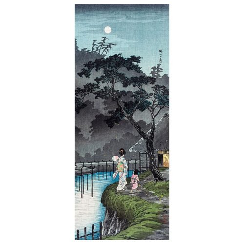 Happy Puzzle Ukiyo-e Moonlit Pass1 Happy Puzzle-504 Piece Puzzle-Ukiyo-e Moonlit Pass