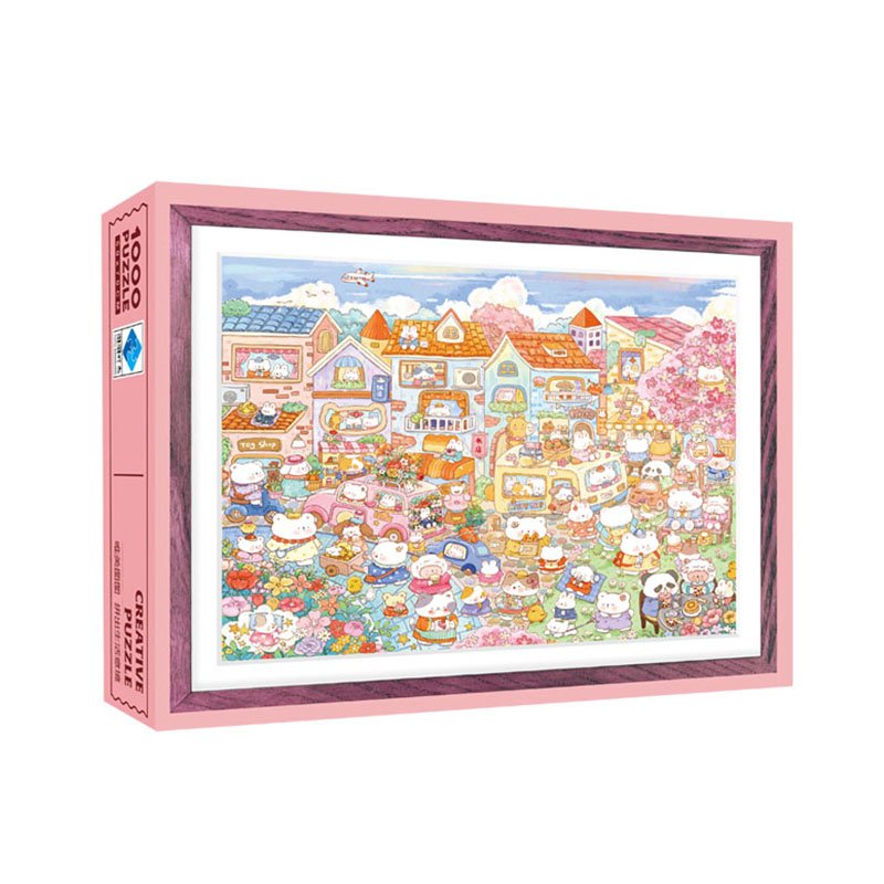 1000pcs Jigsaw Puzzle-TuTuDingDang-Happy Town