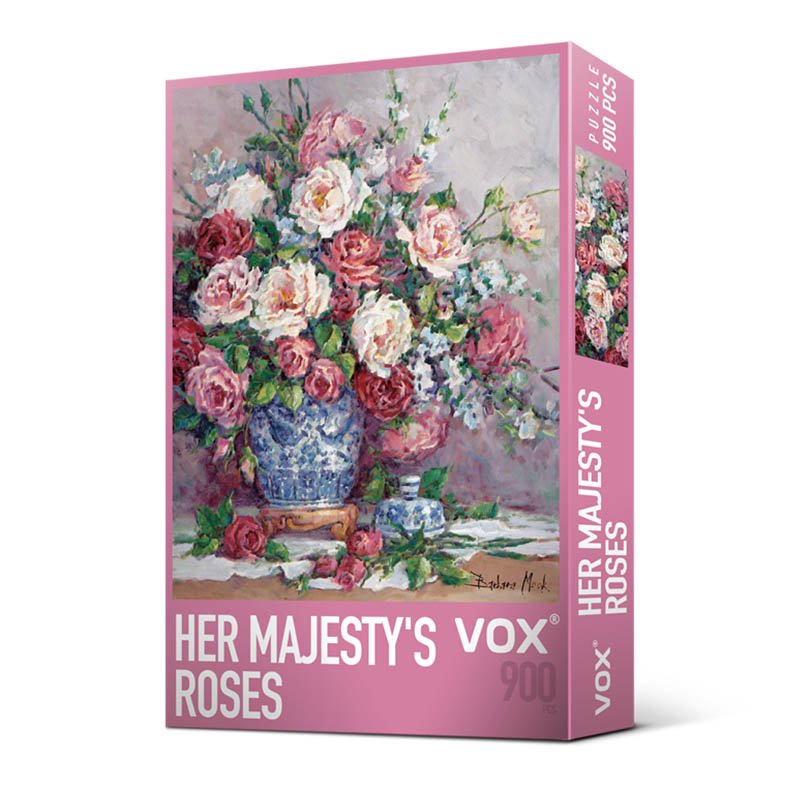 900pcs Flower Puzzle-Vox-Her Majesty's Roses