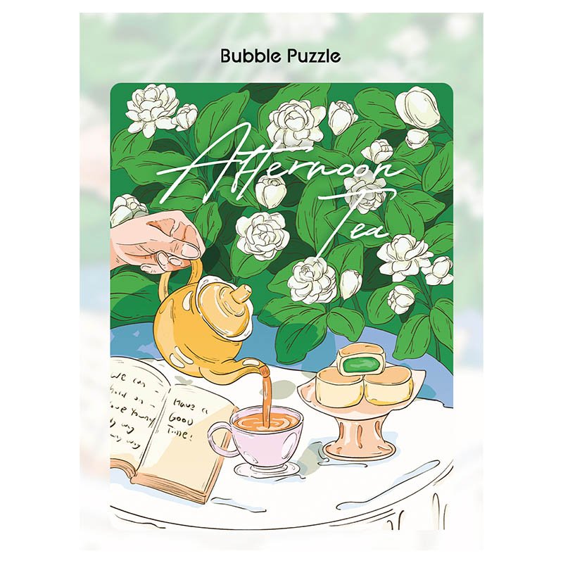 Bubble Puzzle-300pcs Jigsaw Puzzle-Jasmine Afternoon Tea