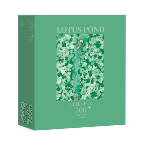 500 Piece Puzzle-Chill Puz-Lotus Pond