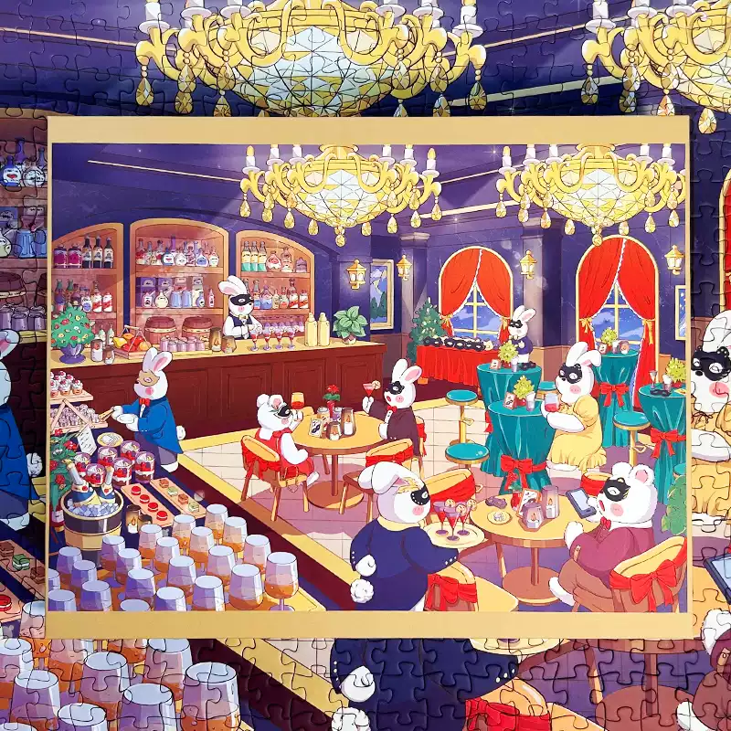 500pcs Jigsaw Puzzle-PJLT-Masquerade Ball