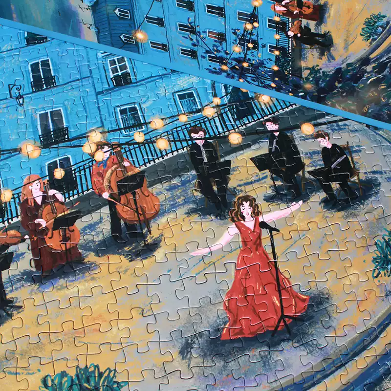 1000pcs Jigsaw Puzzle-PJLT-Open-air Concert