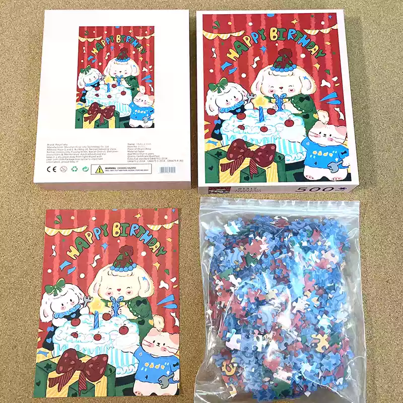 PJLT 500 Piece Puzzle-Make a Wish (2) 500pcs Jigsaw Puzzle-PJLT-Make a Wish