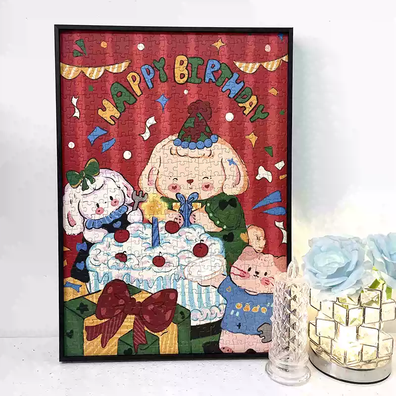 PJLT 500 Piece Puzzle-Make a Wish (3) 500pcs Jigsaw Puzzle-PJLT-Make a Wish