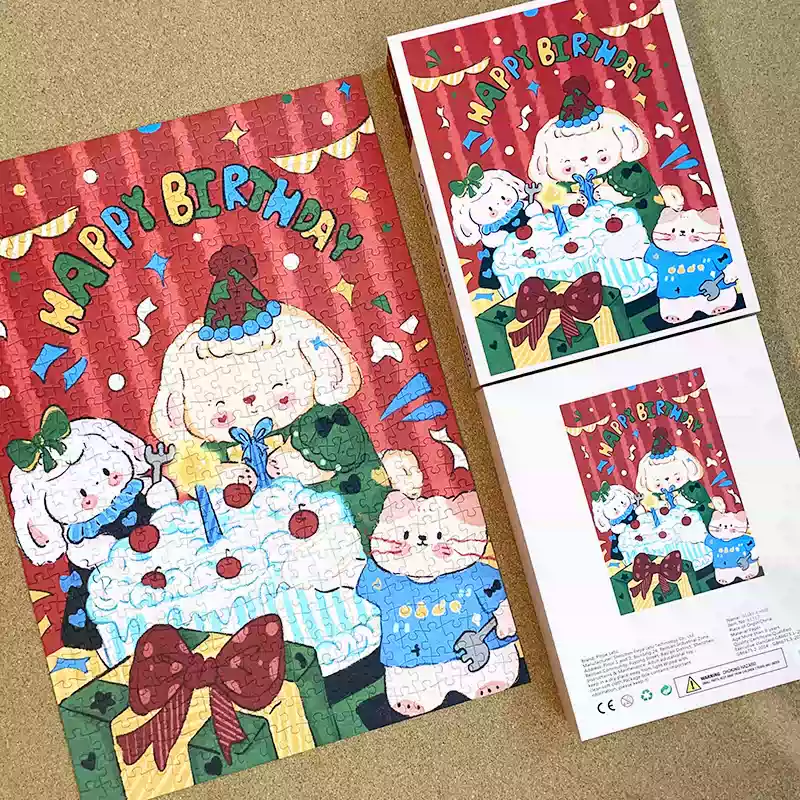 PJLT 500 Piece Puzzle-Make a Wish (4) 500pcs Jigsaw Puzzle-PJLT-Make a Wish