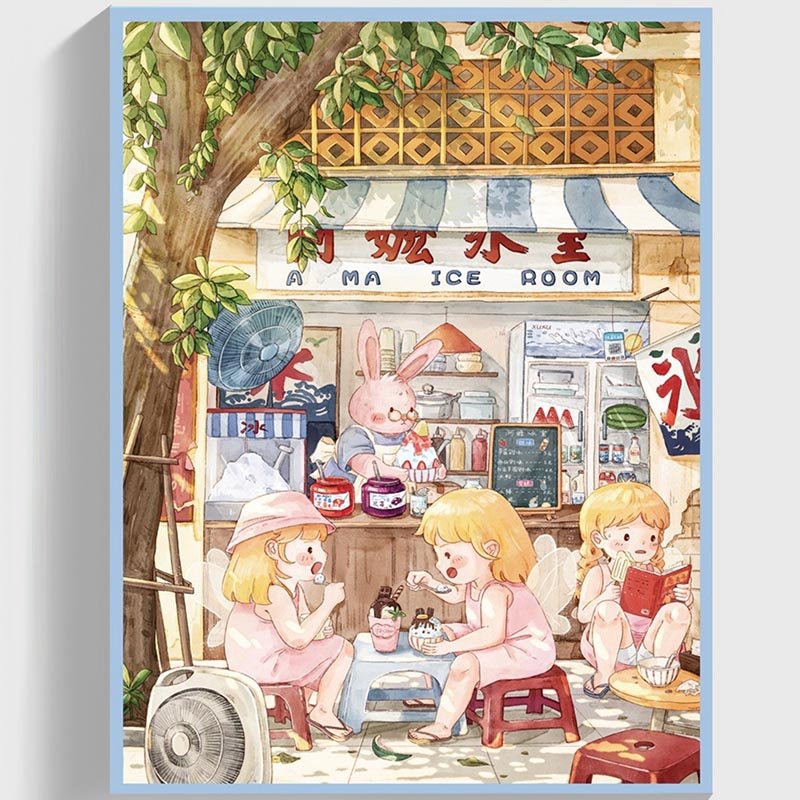 PJLT-A Ma Ice Room 1000pcs Jigsaw Puzzle-PJLT-A Ma Ice Room