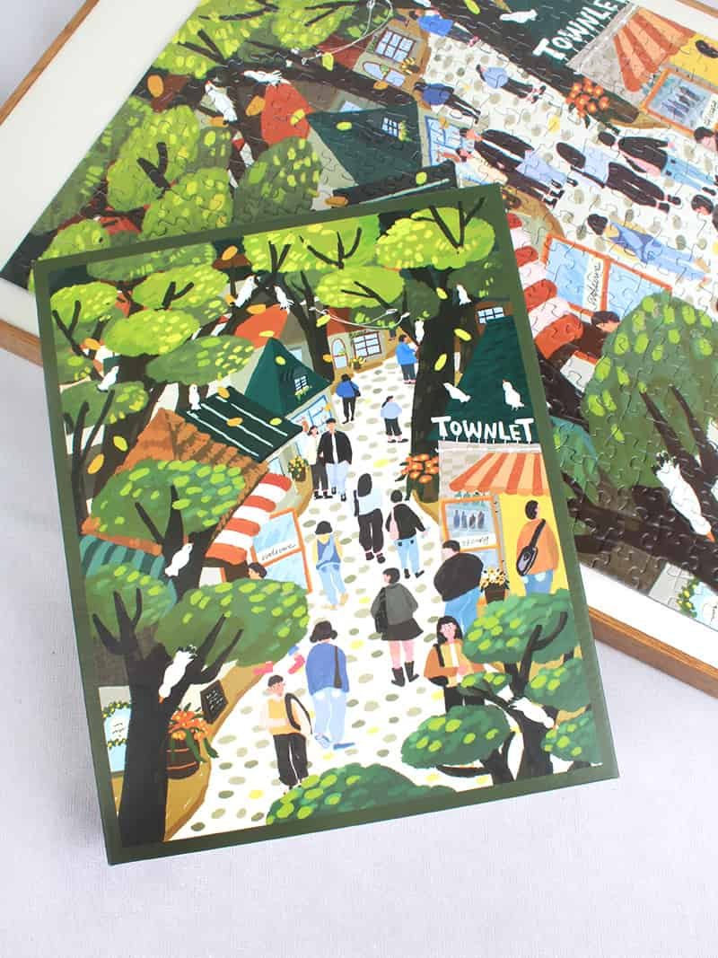 PJLT-Spring Town (5) 500pcs Jigsaw Puzzle-PJLT-Spring Town