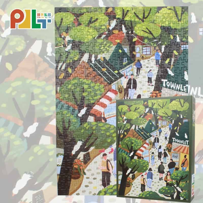 PJLT-Spring Town (8) 500pcs Jigsaw Puzzle-PJLT-Spring Town