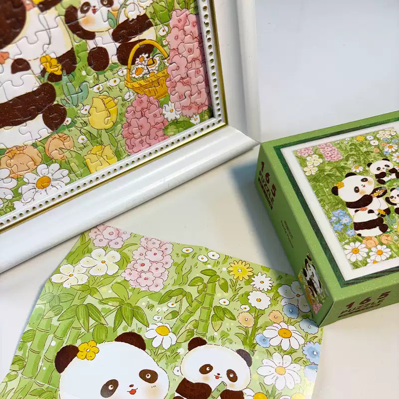 165pcs Jigsaw Puzzle-TuTuDingDang-Panda Flower