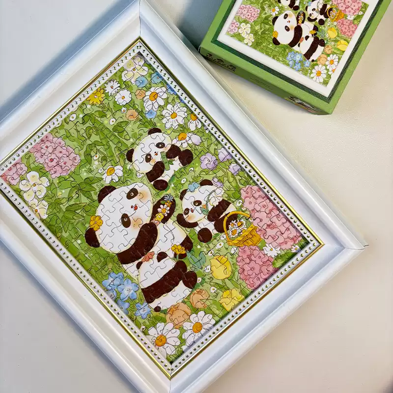 165pcs Jigsaw Puzzle-TuTuDingDang-Panda Flower