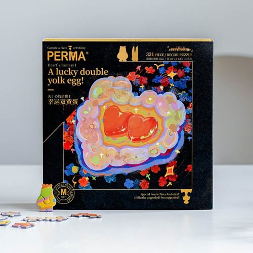 Perma Puzzle-321 Piece Irregular Cut-A Lucky Double Yolk Egg