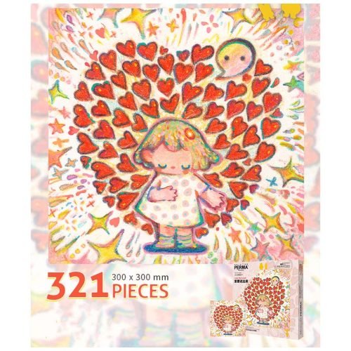 Perma Puzzle-321 Piece Irregular Cut-Tiny Me Series-Love Out Loud
