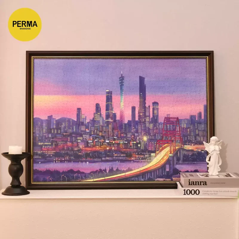 Perma Puzzle-1000 Piece-Guangzhou Skyline