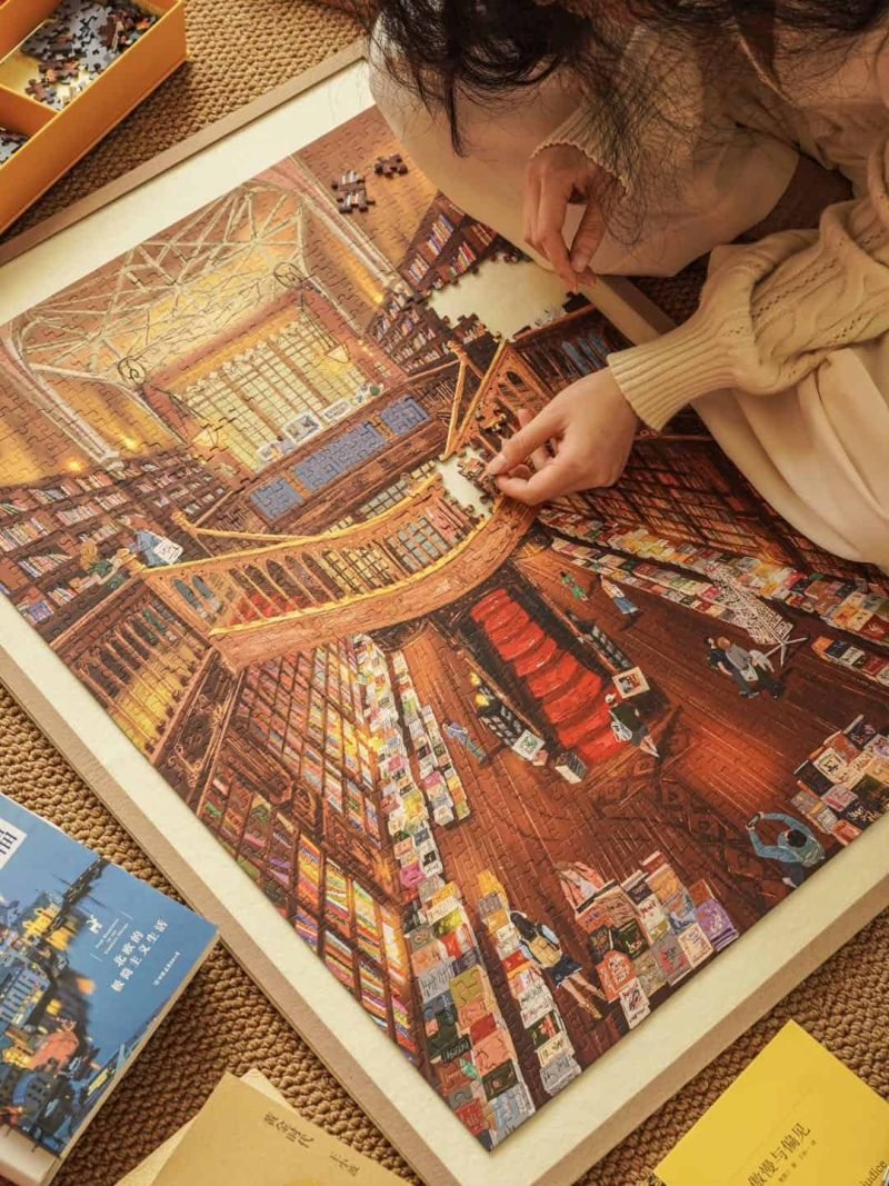 Perma-Livraria Lello (4) Perma Puzzle-1000 Piece-Livraria Lello