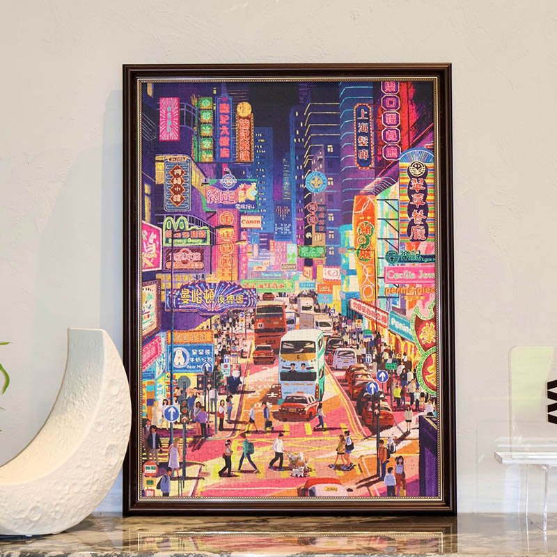 Perma Puzzle-1000 Piece-Hong Kong