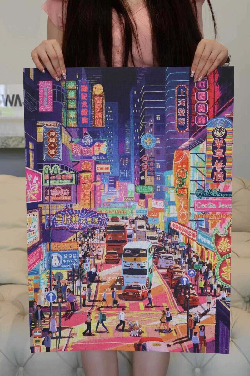 Perma Puzzle-1000 Piece-Hong Kong
