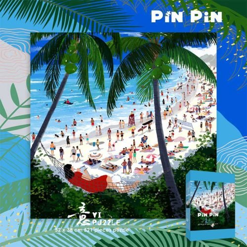 521pcs Jigsaw Puzzle-Pinpin-Beach