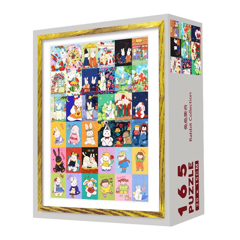 165pcs Jigsaw Puzzle-TuTuDingDang-Rabbit Collection