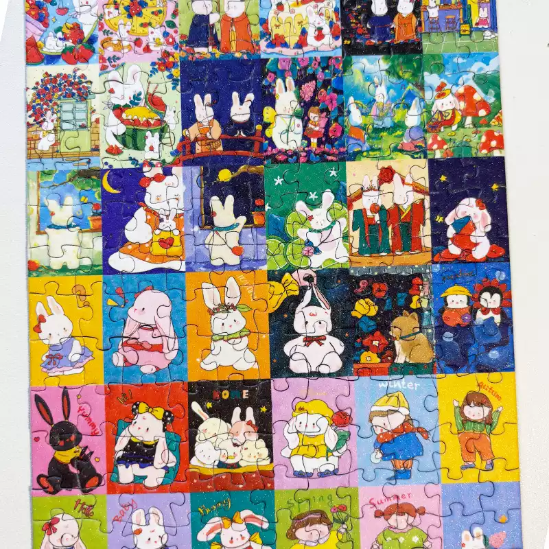 165pcs Jigsaw Puzzle-TuTuDingDang-Rabbit Collection