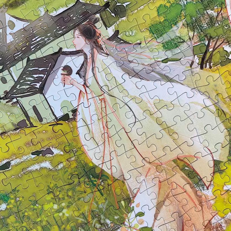 Discontinued-1000pcs Jigsaw Puzzle-TuTuDingDang-Rapeseed Fragrance